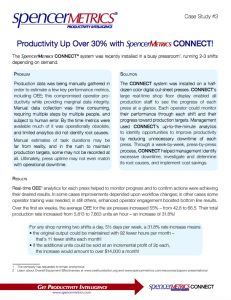 SpencerMetrics productivity case study